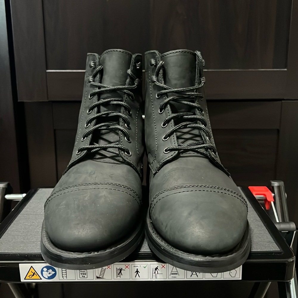 Thursday Boots Captain Boot - Matte Black - Size 9